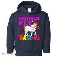 First Grade Will Be Magical Toddler Hoodie thumb 0