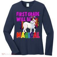 First Grade Will Be Magical Women's Long Sleeve Shirt thumb 0
