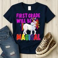 First Grade Will Be Magical Women's T-Shirt thumb 3