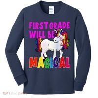 First Grade Will Be Magical Kids Long Sleeve Shirt thumb 0
