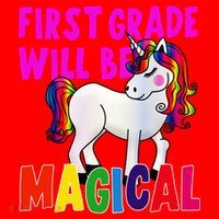 First Grade Will Be Magical Santa Hat thumb 1