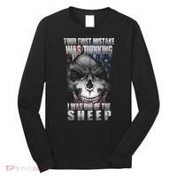 First Mistake Was Thinking I Was One Of the Sheep Long Sleeve Shirt thumb 0