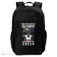 First Mistake Was Thinking I Was One Of the Sheep Backpack thumb 0
