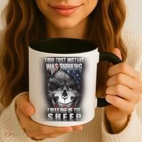 First Mistake Was Thinking I Was One Of the Sheep Coffee Mug thumb 3