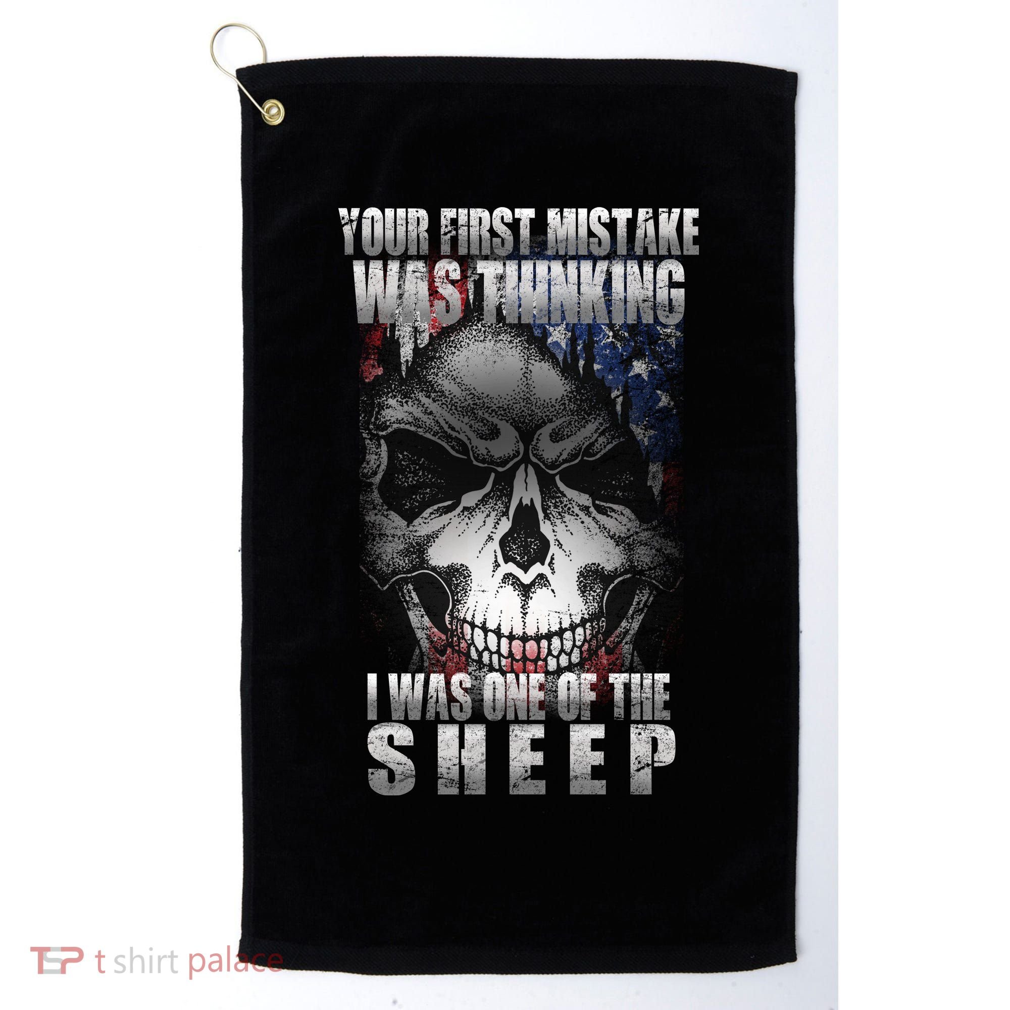 First Mistake Was Thinking I Was One Of the Sheep Golf Towel