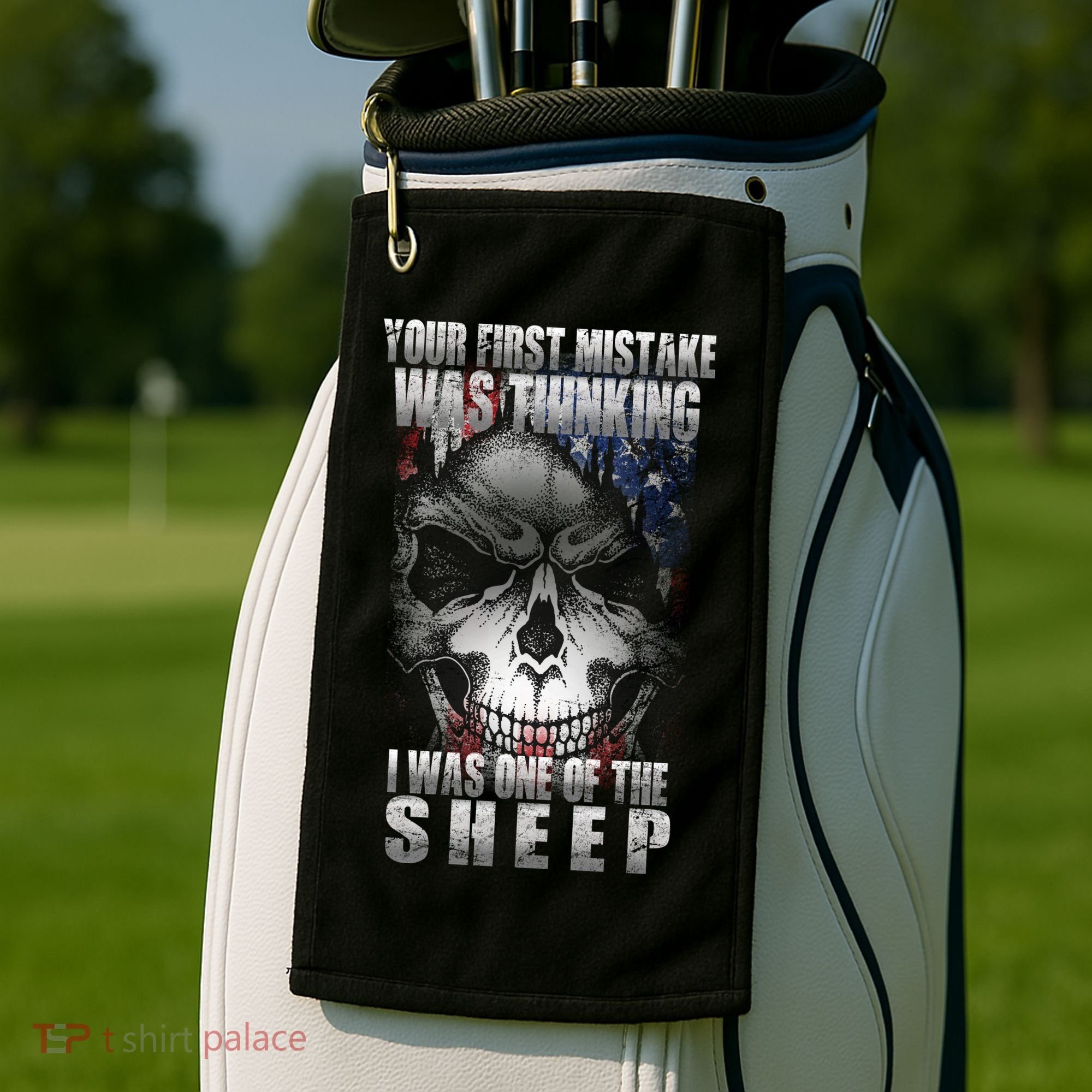 First Mistake Was Thinking I Was One Of the Sheep Golf Towel