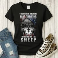 First Mistake Was Thinking I Was One Of the Sheep Women's T-Shirt thumb 3