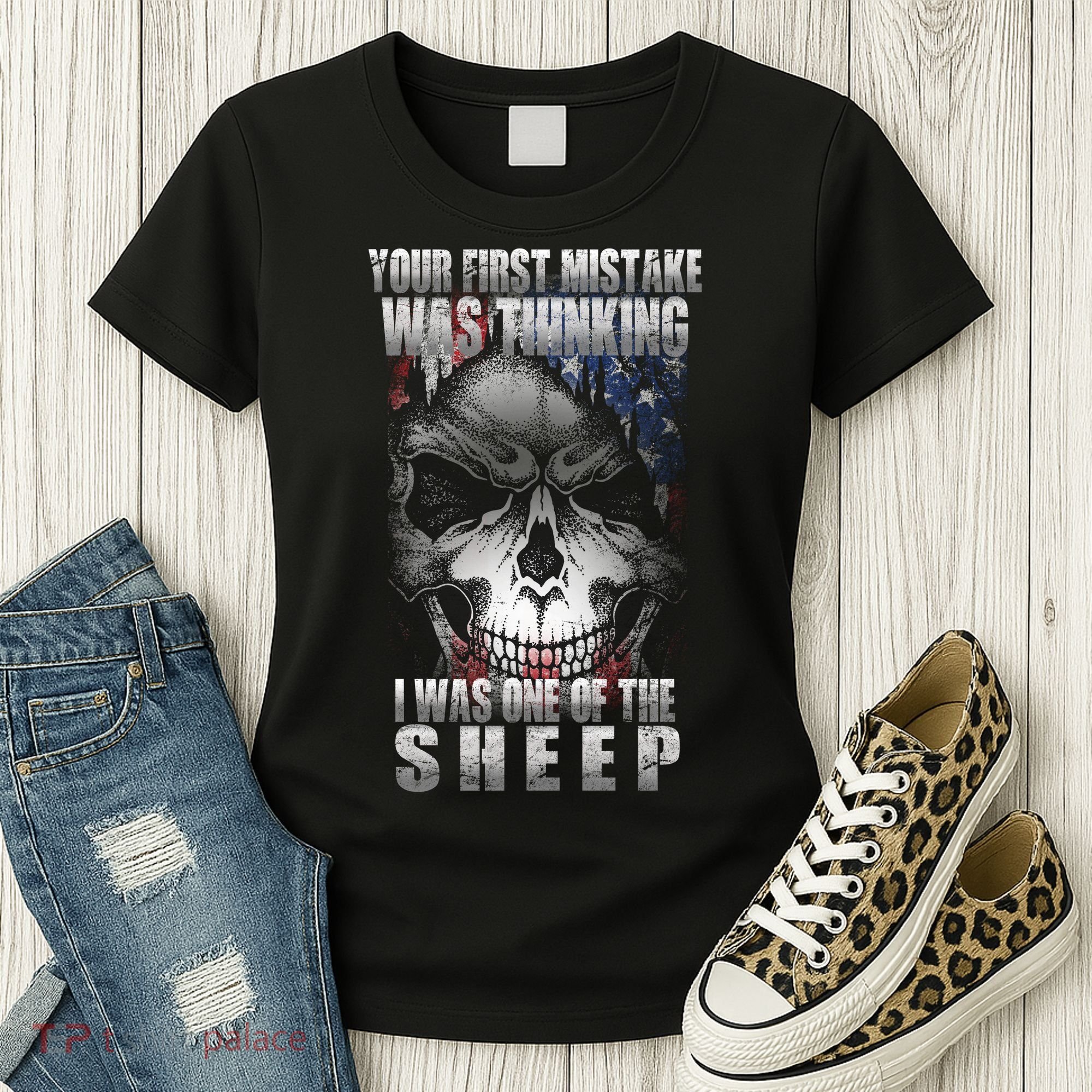 First Mistake Was Thinking I Was One Of the Sheep Women's T-Shirt