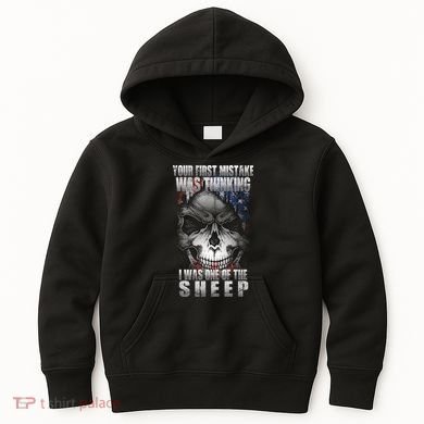 First Mistake Was Thinking I Was One Of the Sheep Kids Hoodie