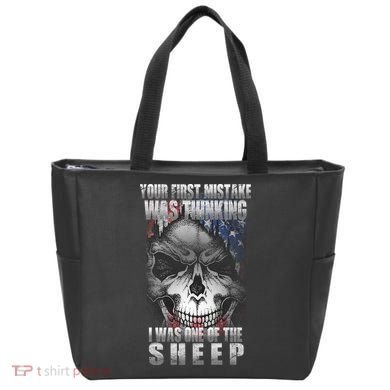 First Mistake Was Thinking I Was One Of the Sheep Tote Bag