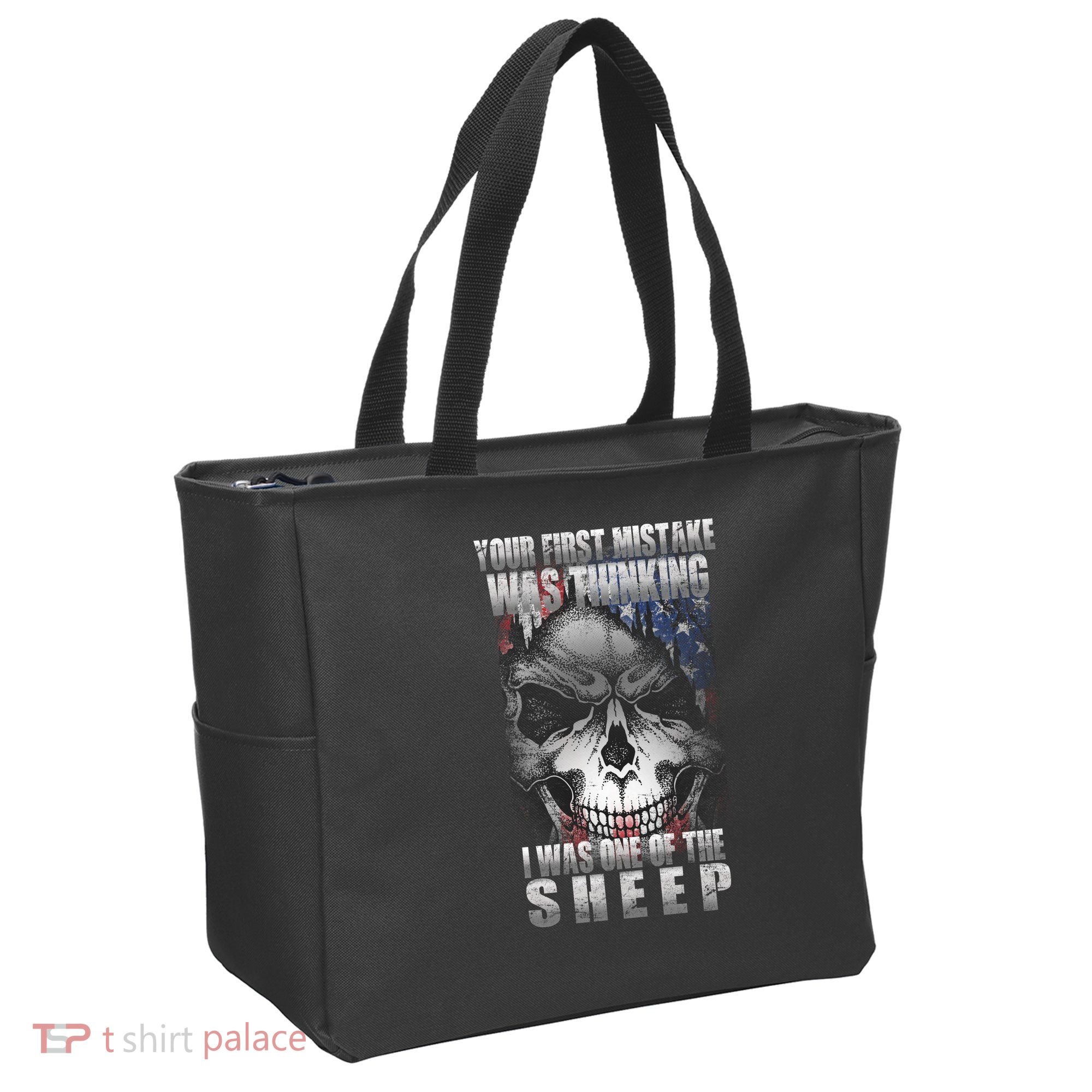 First Mistake Was Thinking I Was One Of the Sheep Tote Bag