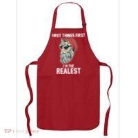 First Things First I'm the Realest Cool Santa Apron thumb 0