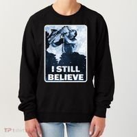 Funny I Still Believe Sax Man Nun Nerd Geek Graphic Women's Sweatshirt thumb 0