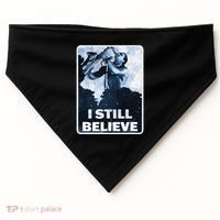 Funny I Still Believe Sax Man Nun Nerd Geek Graphic USA-Made Doggie Bandana thumb 0