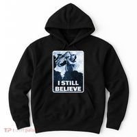 Funny I Still Believe Sax Man Nun Nerd Geek Graphic Hoodie thumb 0