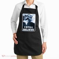 Funny I Still Believe Sax Man Nun Nerd Geek Graphic Apron thumb 2