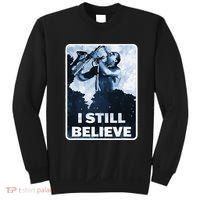 Funny I Still Believe Sax Man Nun Nerd Geek Graphic Sweatshirt thumb 0