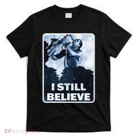 Funny I Still Believe Sax Man Nun Nerd Geek Graphic T-Shirt thumb 0