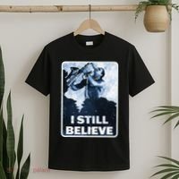 Funny I Still Believe Sax Man Nun Nerd Geek Graphic T-Shirt thumb 2