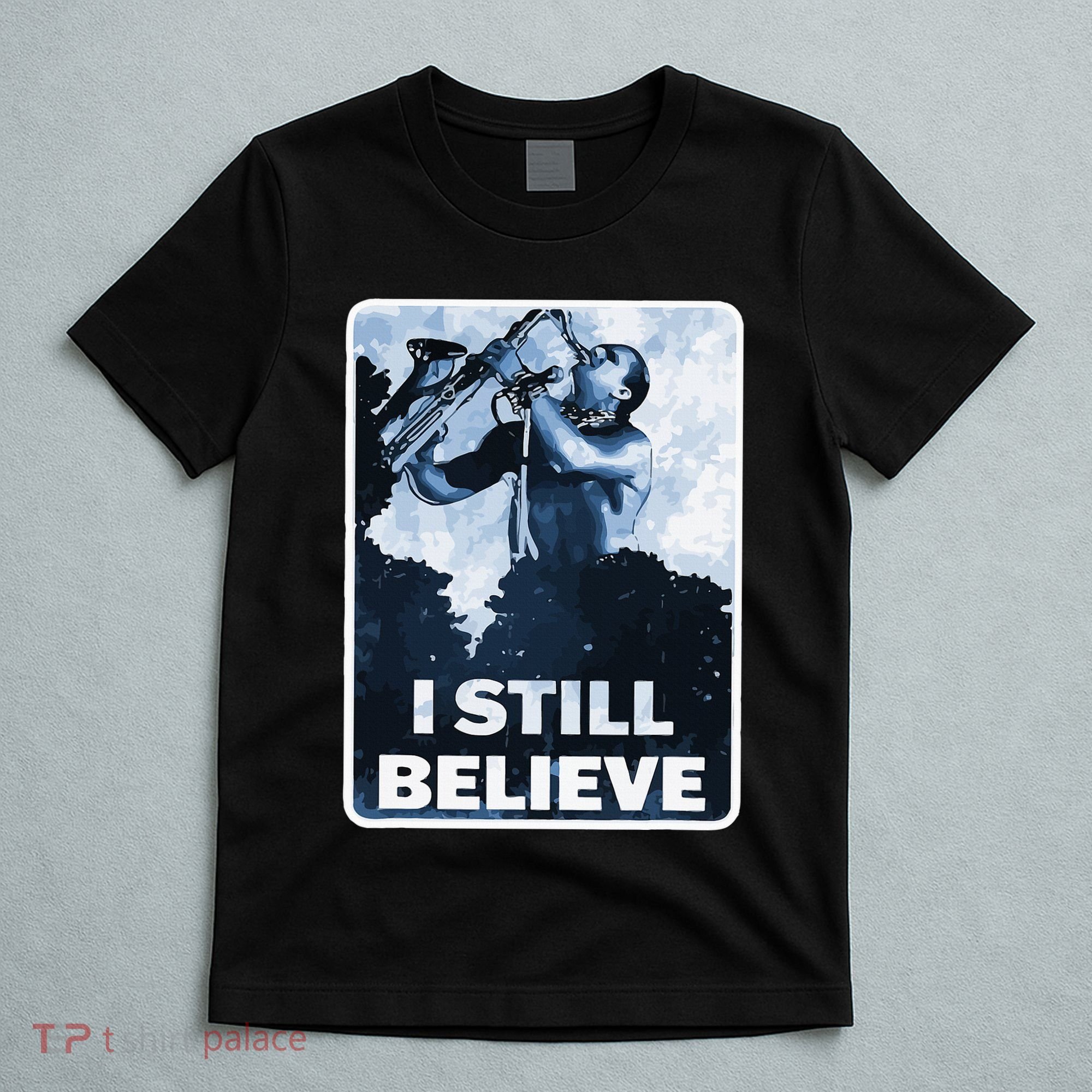 Funny I Still Believe Sax Man Nun Nerd Geek Graphic T-Shirt