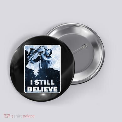 Funny I Still Believe Sax Man Nun Nerd Geek Graphic Button