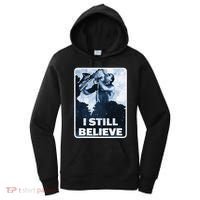 Funny I Still Believe Sax Man Nun Nerd Geek Graphic Women's Hoodie thumb 0