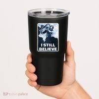 Funny I Still Believe Sax Man Nun Nerd Geek Graphic Tumbler thumb 2