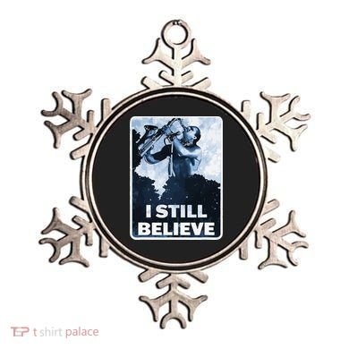 Funny I Still Believe Sax Man Nun Nerd Geek Graphic Ornament