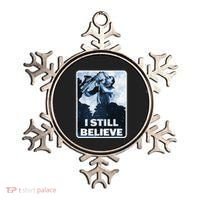 Funny I Still Believe Sax Man Nun Nerd Geek Graphic Ornament thumb 0