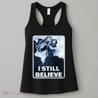 Funny I Still Believe Sax Man Nun Nerd Geek Graphic Women's Tank Top thumb 3