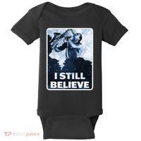 Funny I Still Believe Sax Man Nun Nerd Geek Graphic Baby Bodysuit thumb 0
