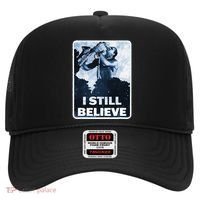 Funny I Still Believe Sax Man Nun Nerd Geek Graphic Hat thumb 0