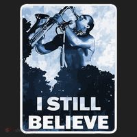 Funny I Still Believe Sax Man Nun Nerd Geek Graphic Hat thumb 2