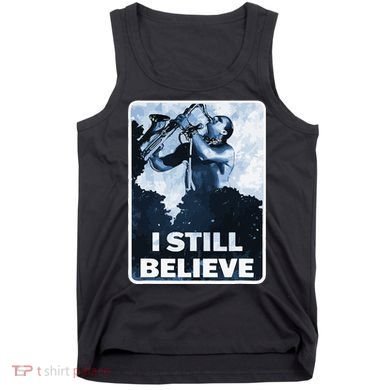 Funny I Still Believe Sax Man Nun Nerd Geek Graphic Tank Top
