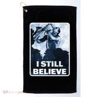 Funny I Still Believe Sax Man Nun Nerd Geek Graphic Golf Towel thumb 0