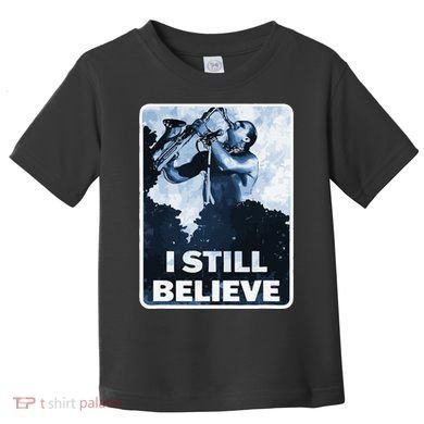 Funny I Still Believe Sax Man Nun Nerd Geek Graphic Toddler T-Shirt