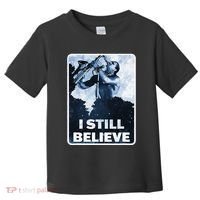 Funny I Still Believe Sax Man Nun Nerd Geek Graphic Toddler T-Shirt thumb 0