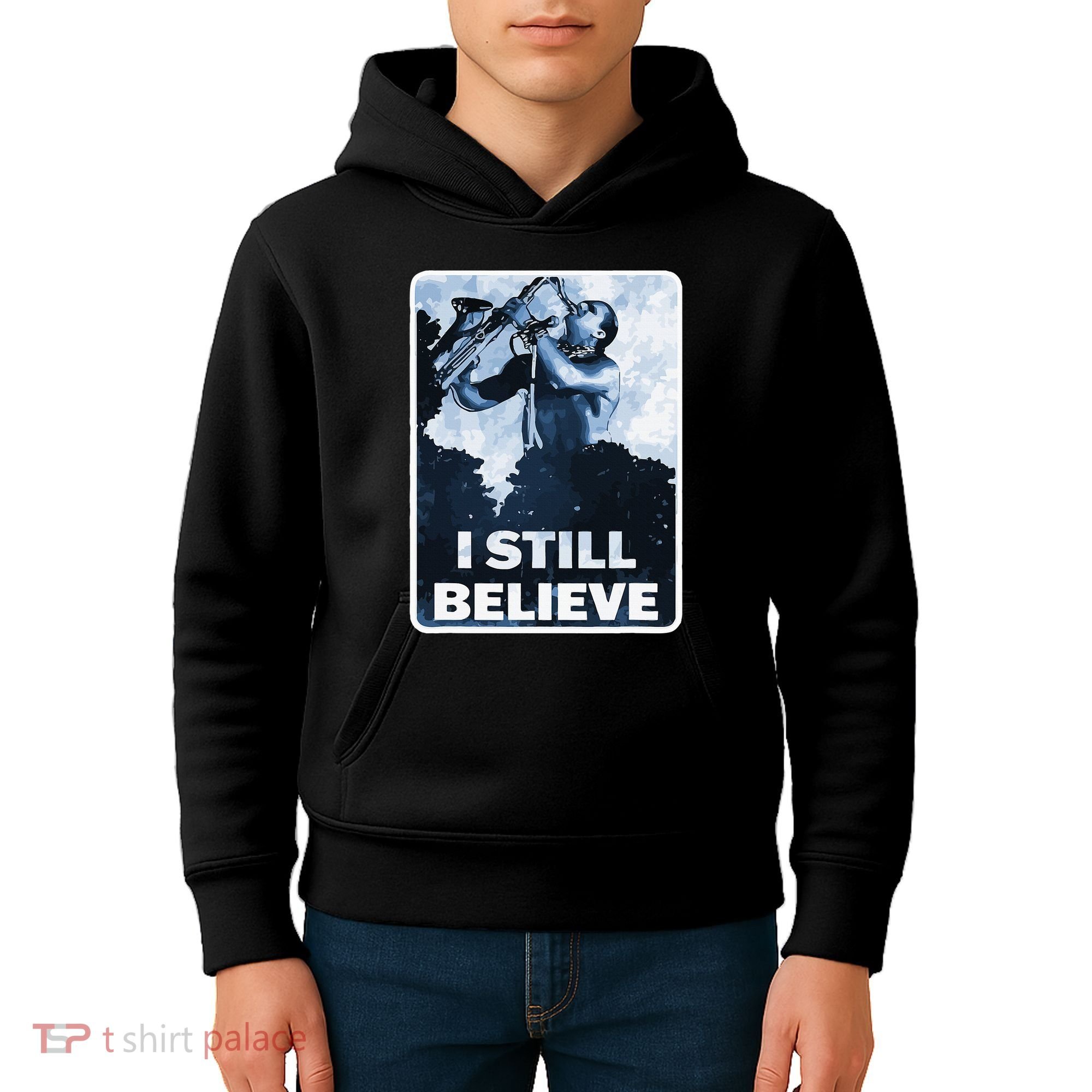 Funny I Still Believe Sax Man Nun Nerd Geek Graphic Kids Hoodie