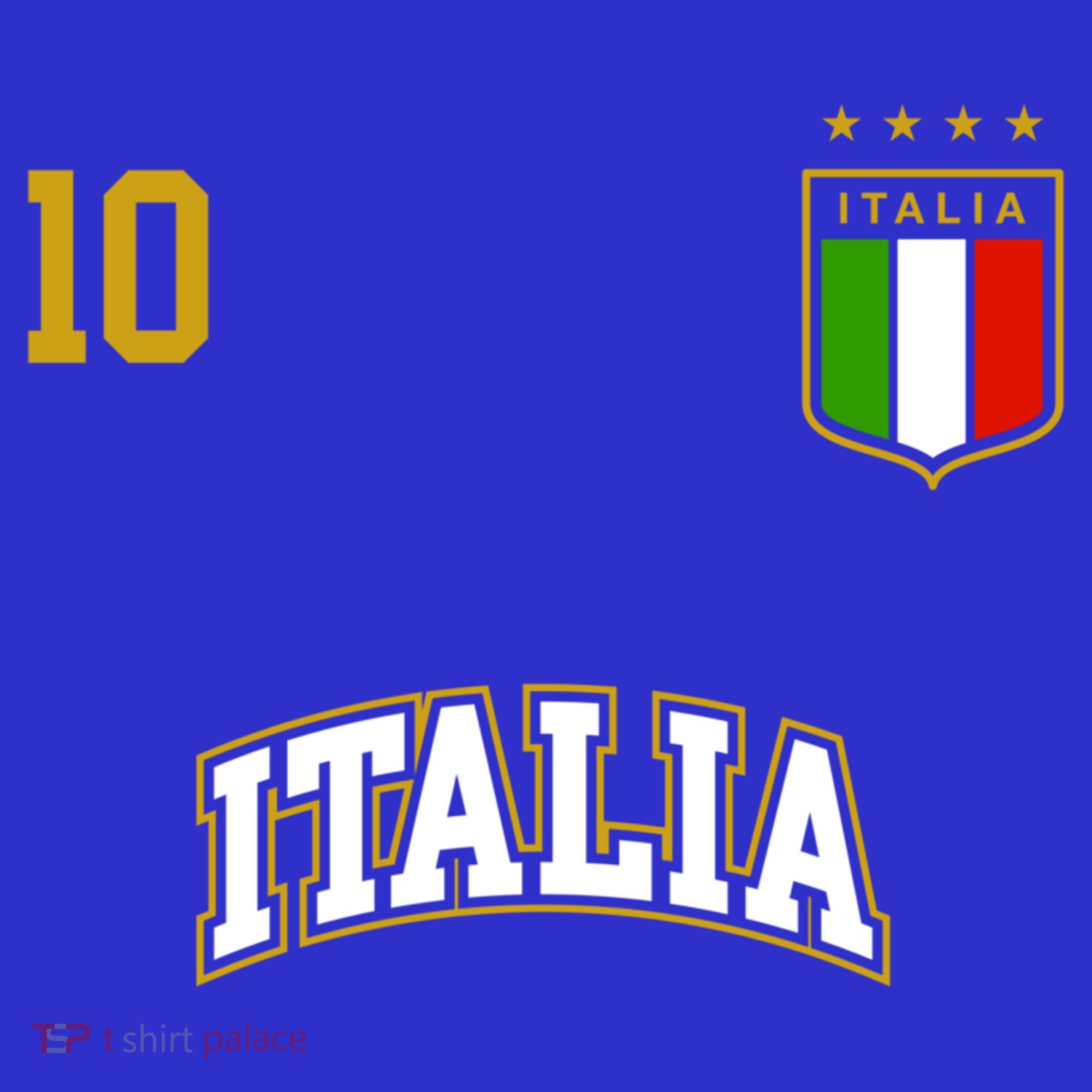 Funny Italy Soccer Team Gift Number 10 Sports Italian Flag Gift Women's Tank Top