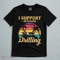 Funny I Support Offshore Drilling Pontoon Boat T-Shirt thumb 5