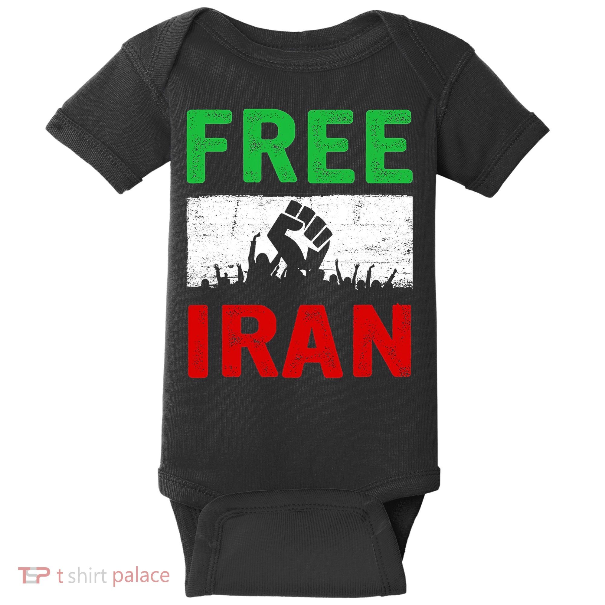 Free Iran Stand With The Women Of Iran Baby Bodysuit