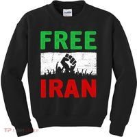 Free Iran Stand With The Women Of Iran Kids Sweatshirt thumb 0