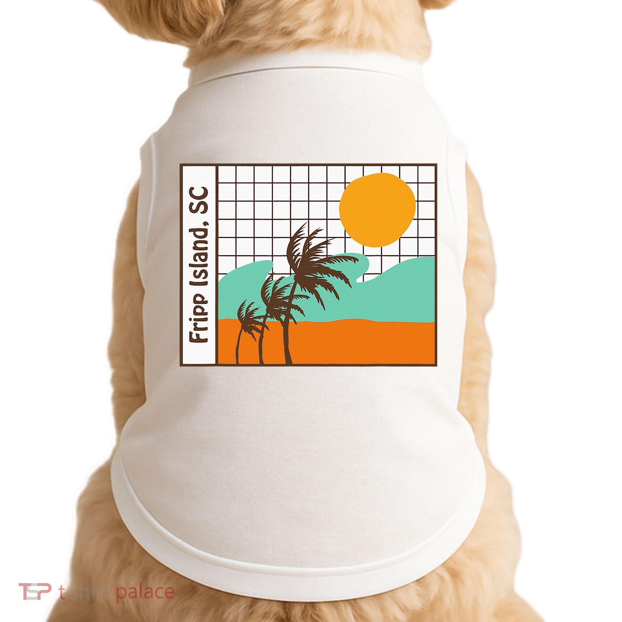 Fripp Island South Carolina Beach Doggie Tank