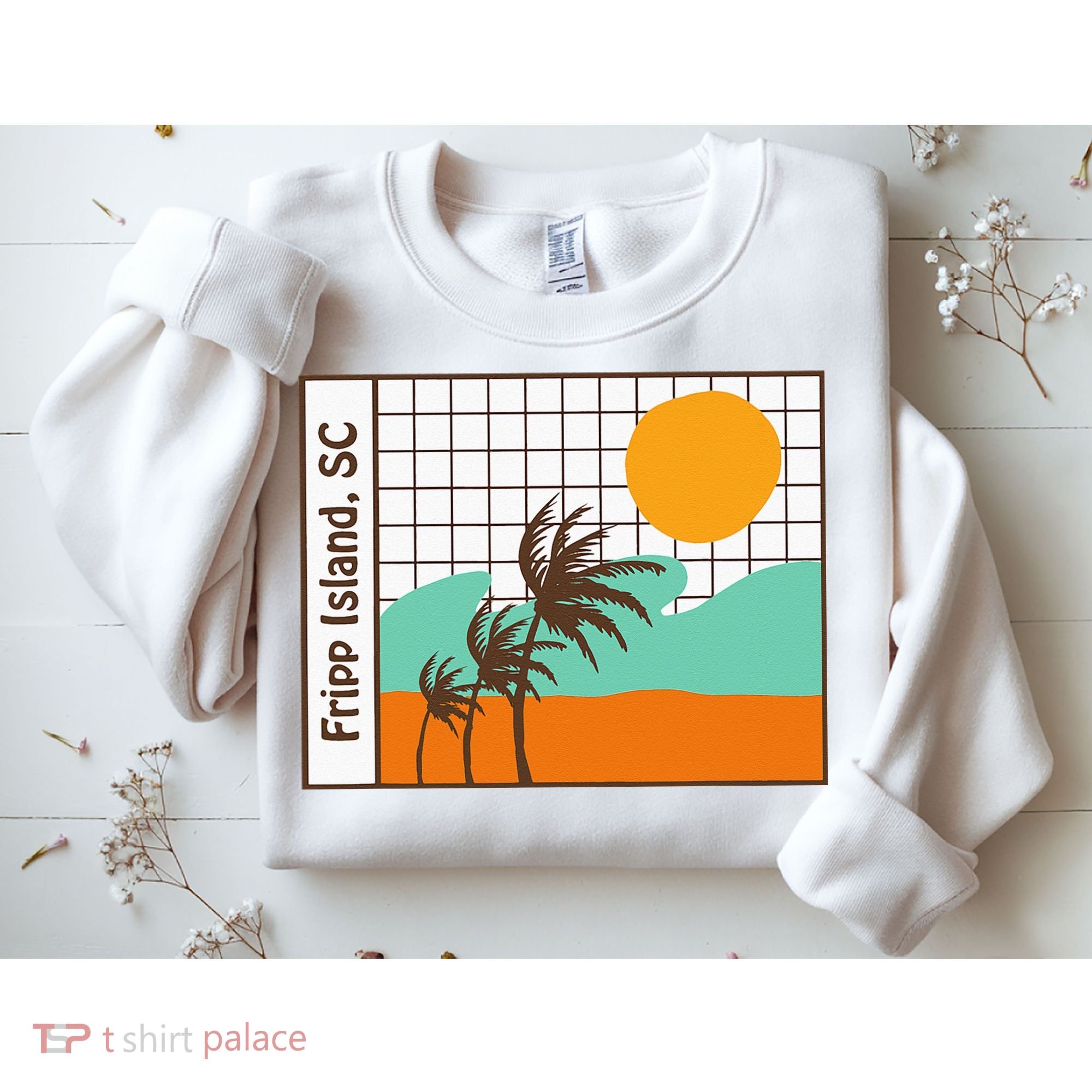 Fripp Island South Carolina Beach Sweatshirt