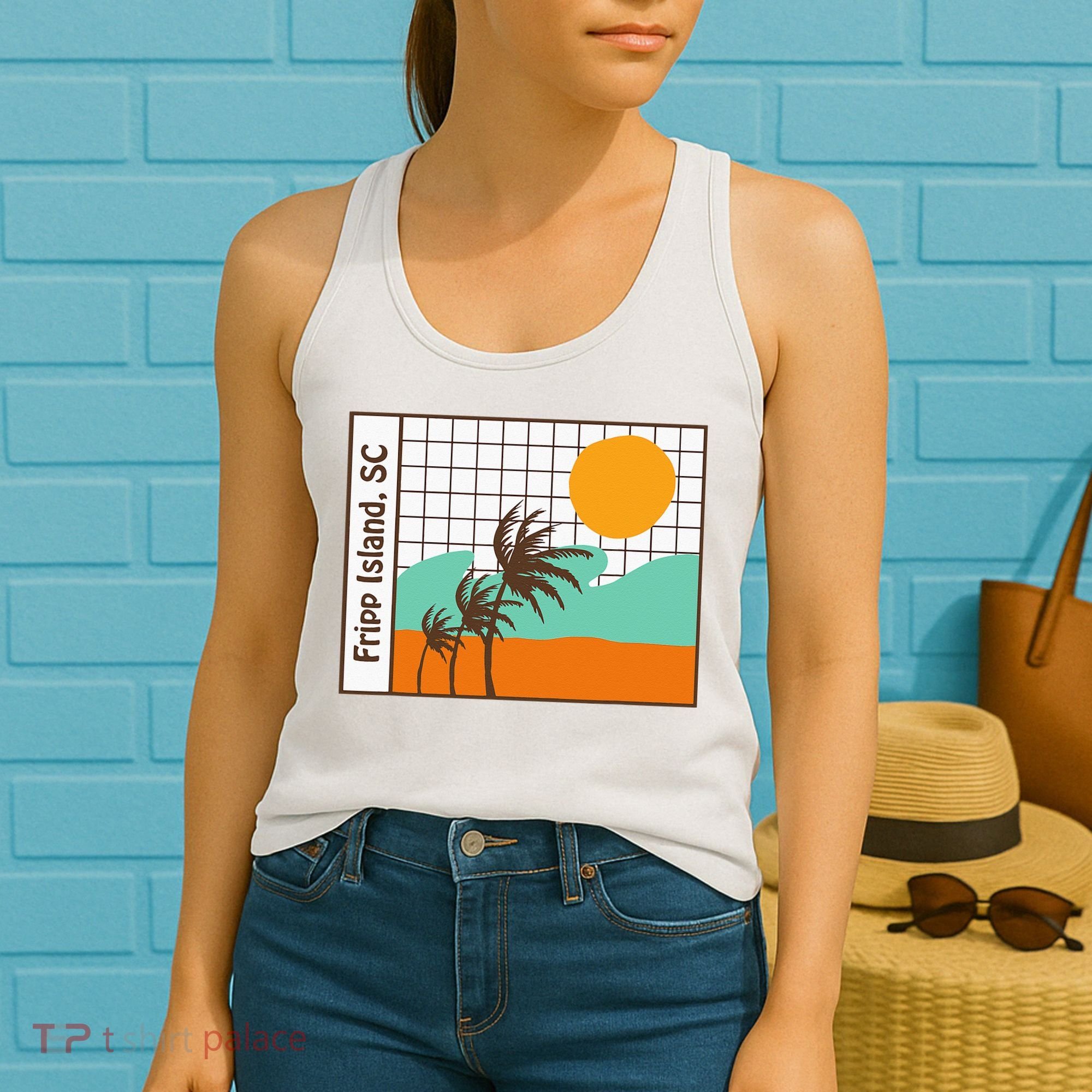 Fripp Island South Carolina Beach Women's Tank Top