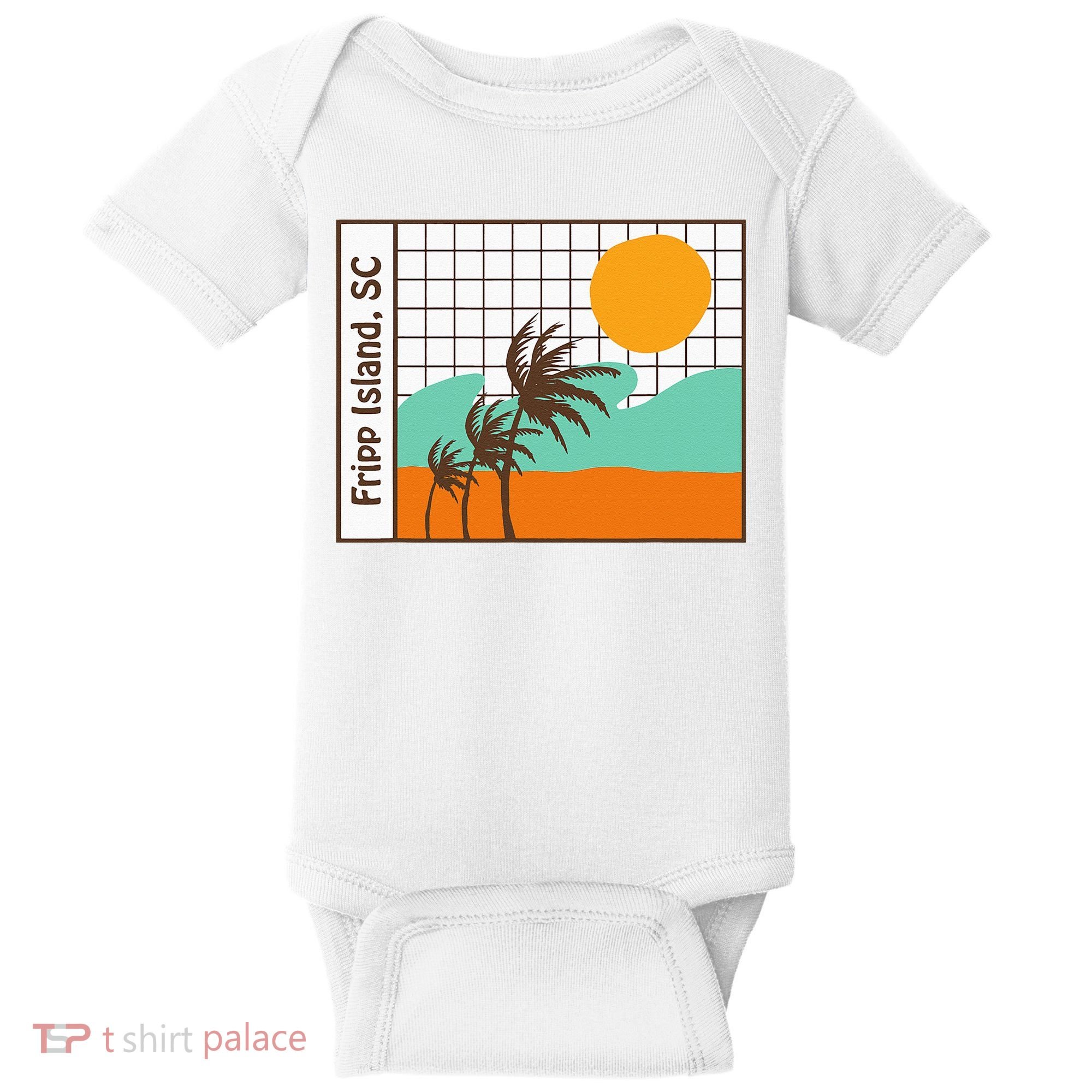 Fripp Island South Carolina Beach Baby Bodysuit