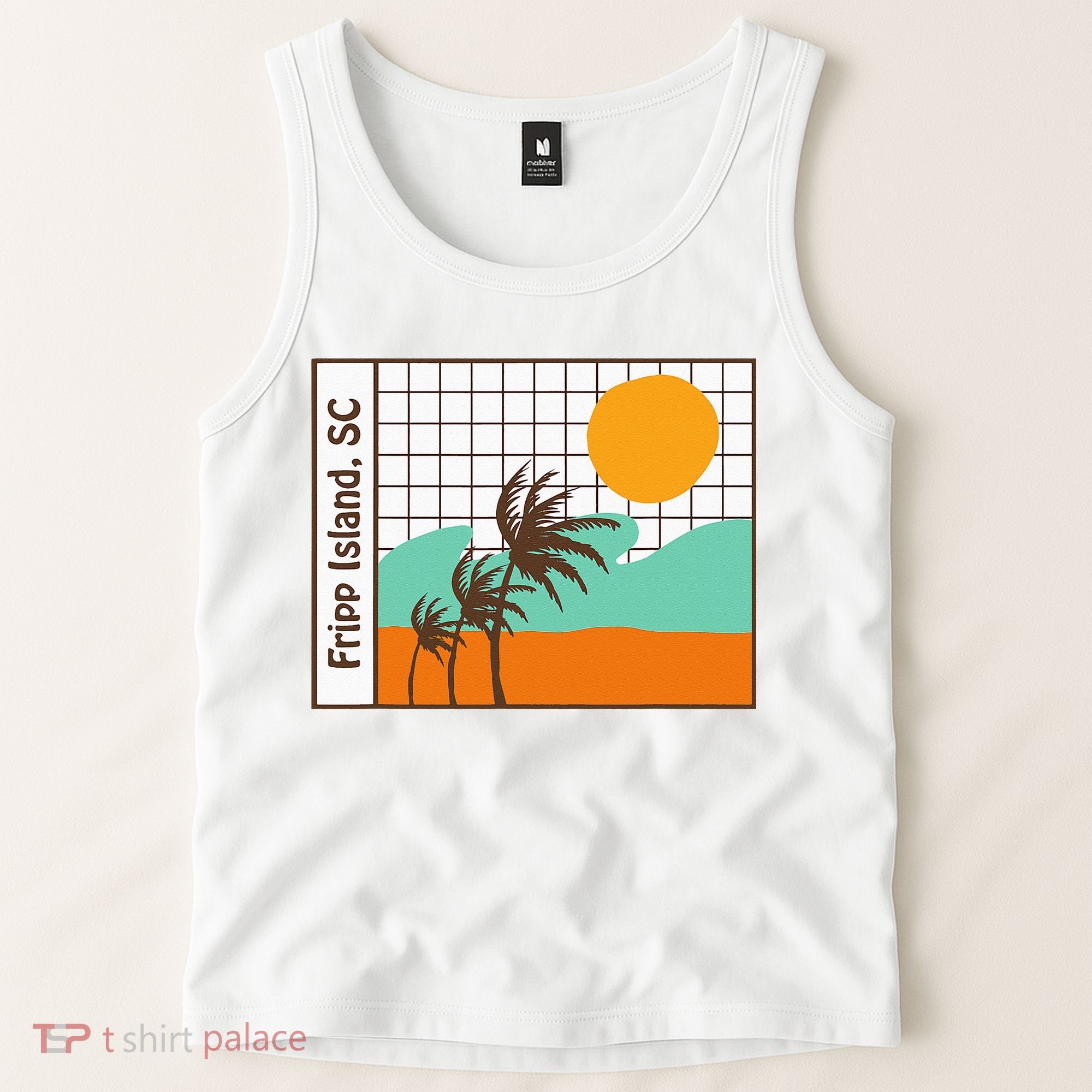Fripp Island South Carolina Beach Tank Top