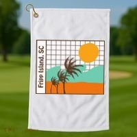 Fripp Island South Carolina Beach Golf Towel thumb 1