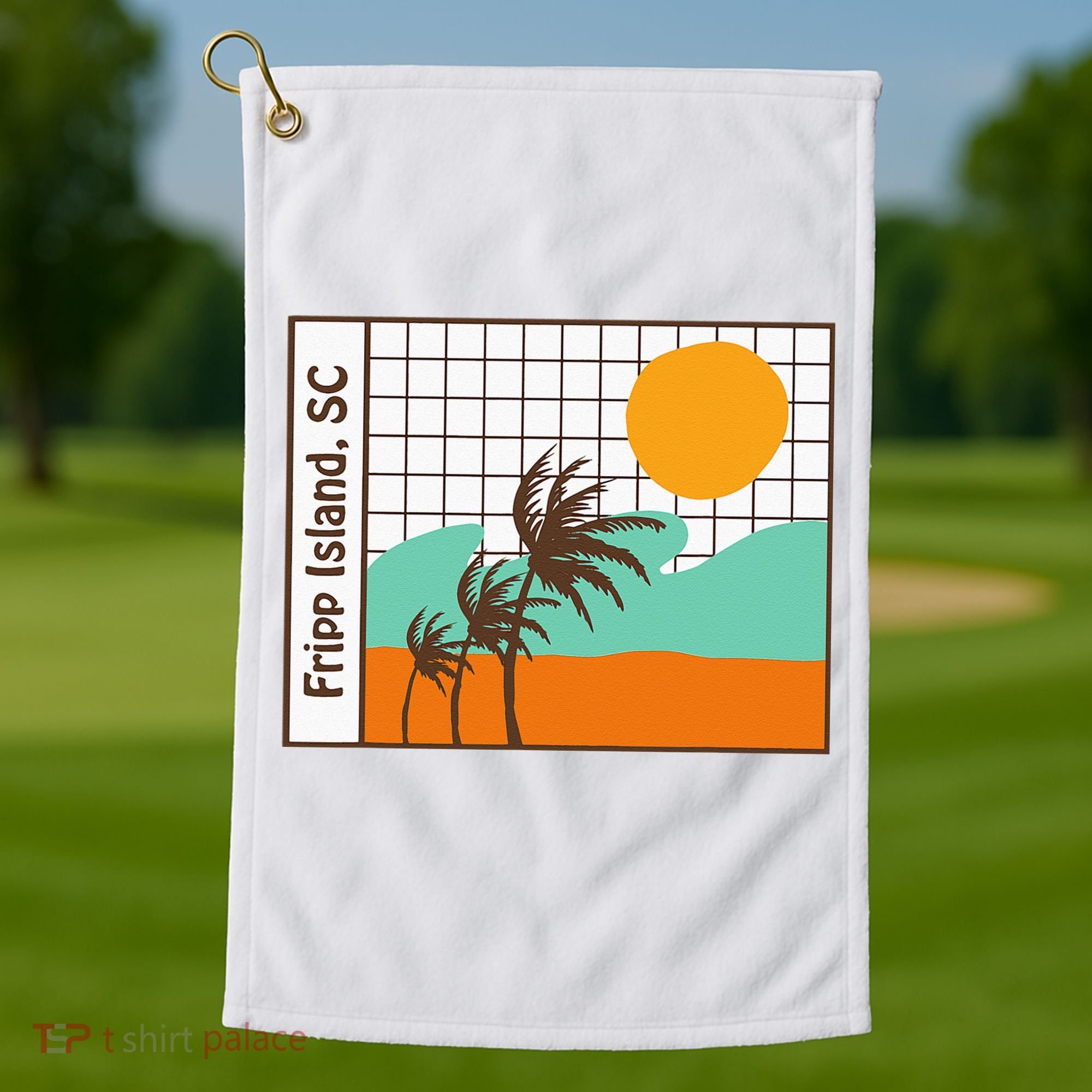 Fripp Island South Carolina Beach Golf Towel