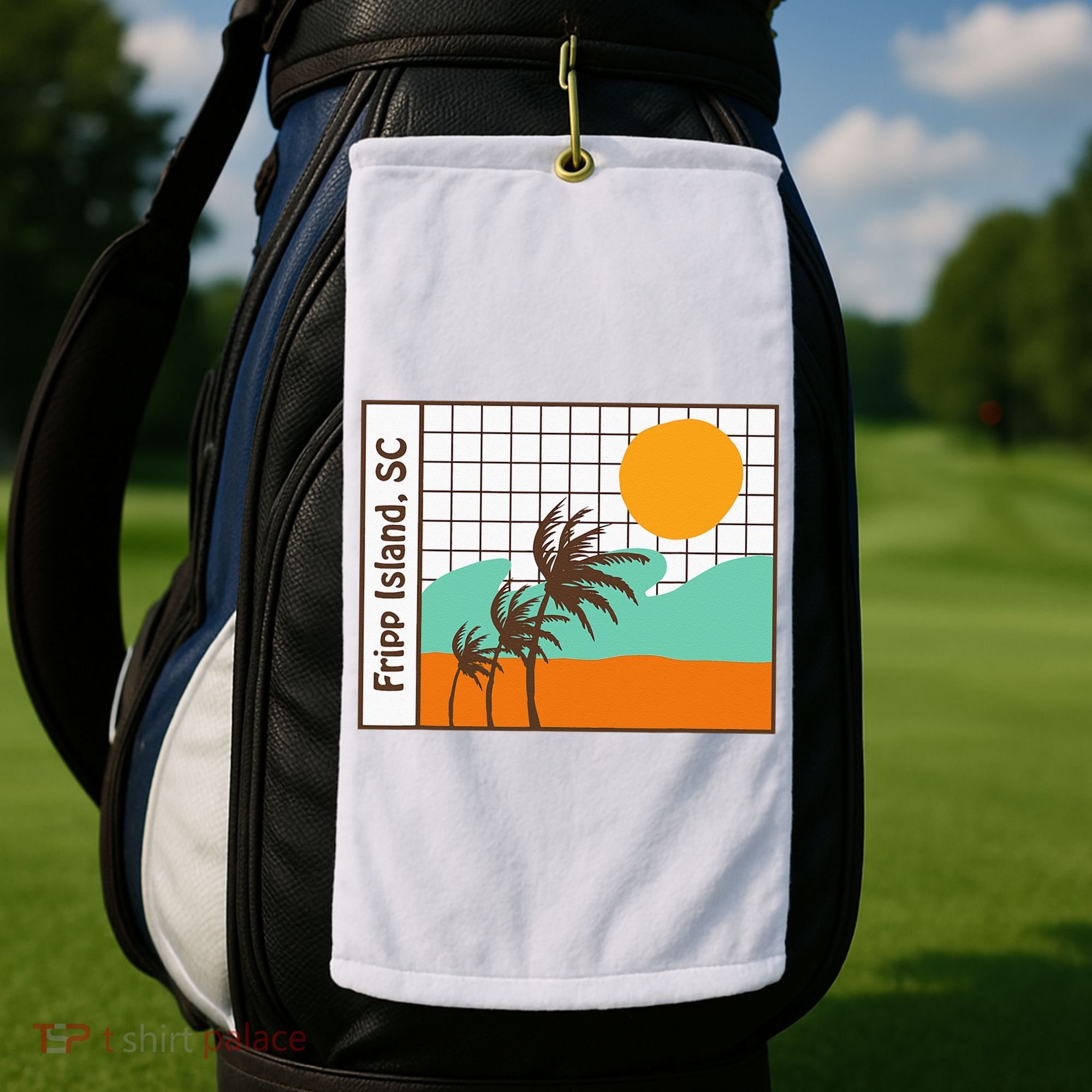 Fripp Island South Carolina Beach Golf Towel